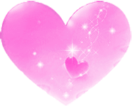 Gif animé coeur rose